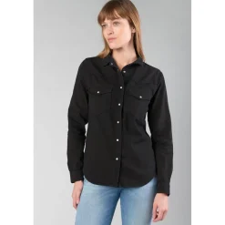 Chemise Juanita en jeans noir brut