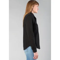 Chemise Juanita en jeans noir brut