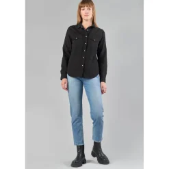 Chemise Juanita en jeans noir brut
