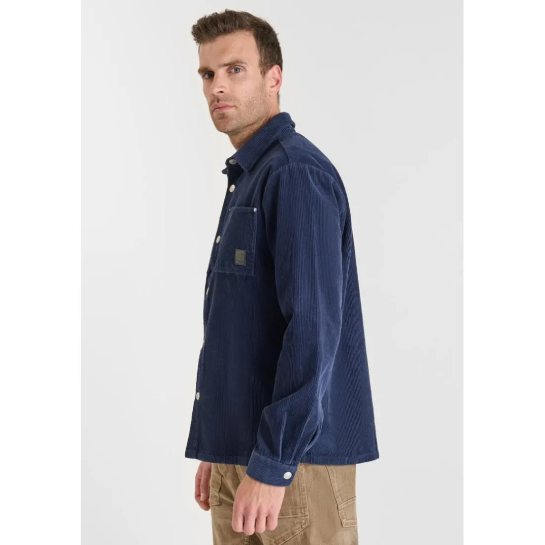 Chemise MAGE bleu Hank en coton