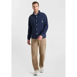 Chemise MAGE bleu Hank en coton