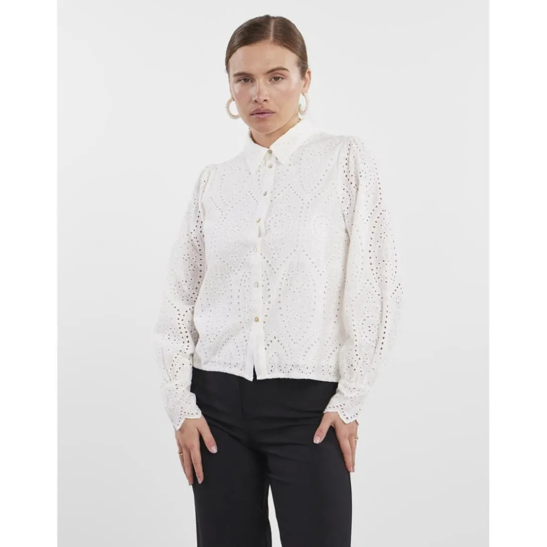 Chemise manches longues blanc Quin