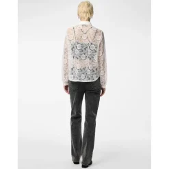 Chemise manches longues en dentelle Colline blanc Vivi