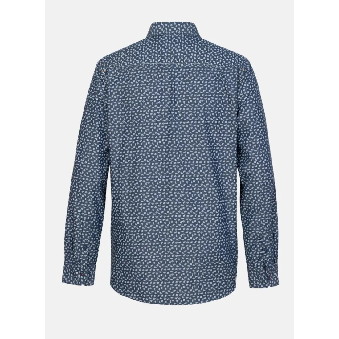 Chemise Manches Longues en coton BALEY bleu marine