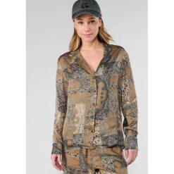 Chemise MORENA gris Emma en viscose
