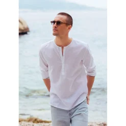 Chemise NATIS blanc Vern en coton