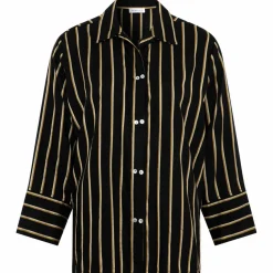 Chemise pyjama Noire Fémilet en viscose
