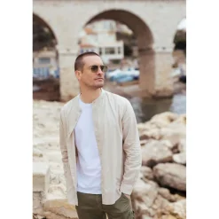 Chemise RELIS beige Luke en coton