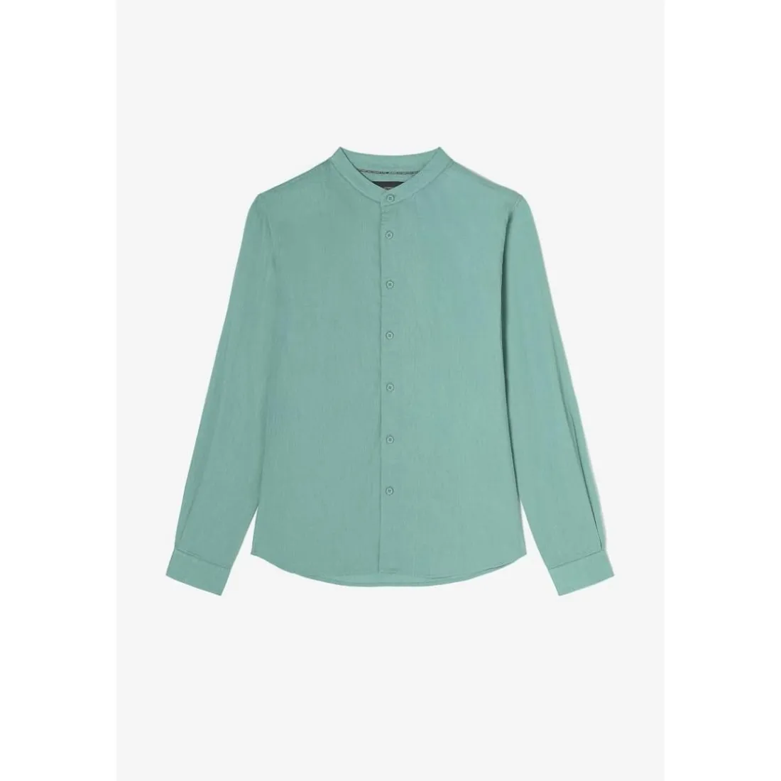 Chemise RELIS vert Theo en coton