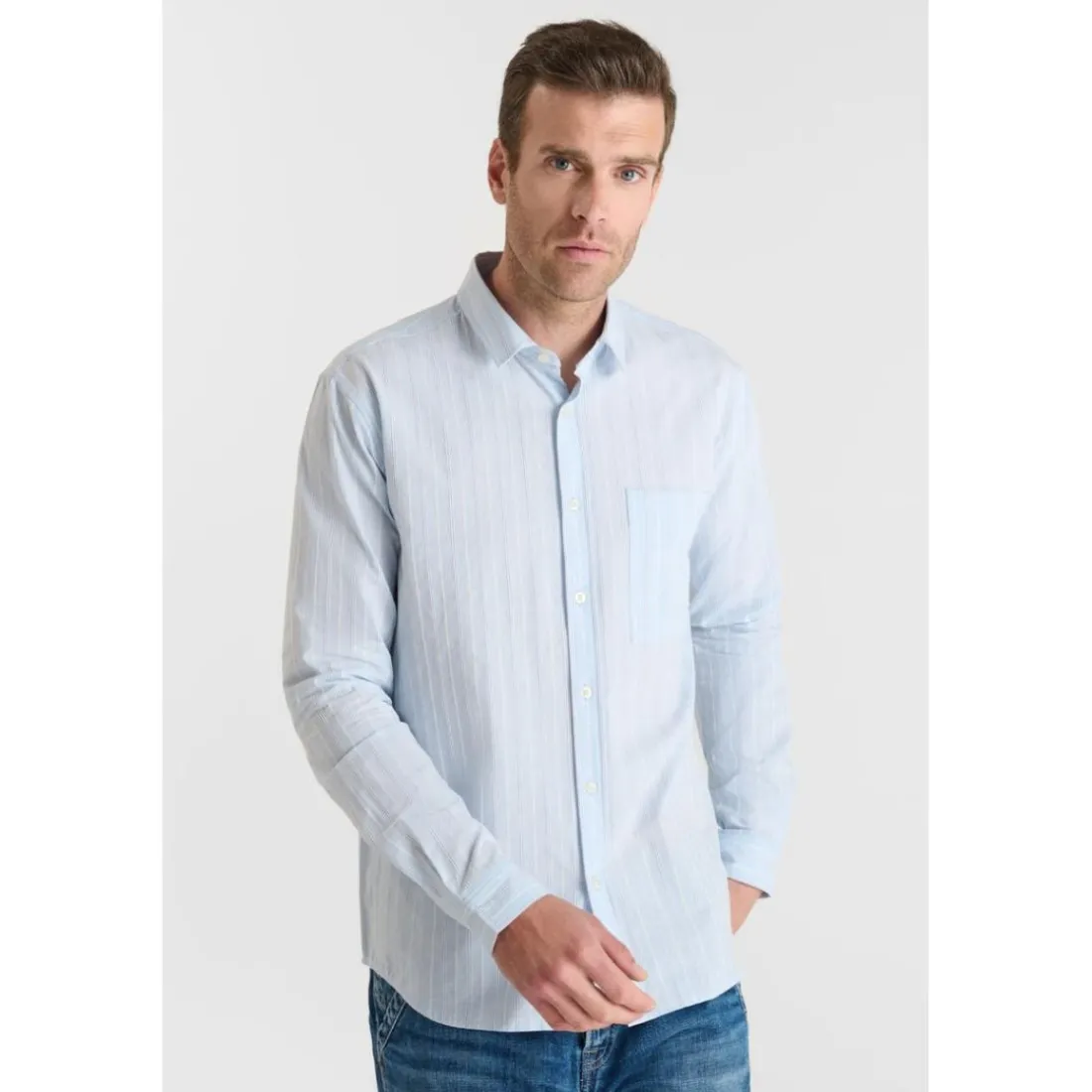 Chemise VARDA bleu Elijah
