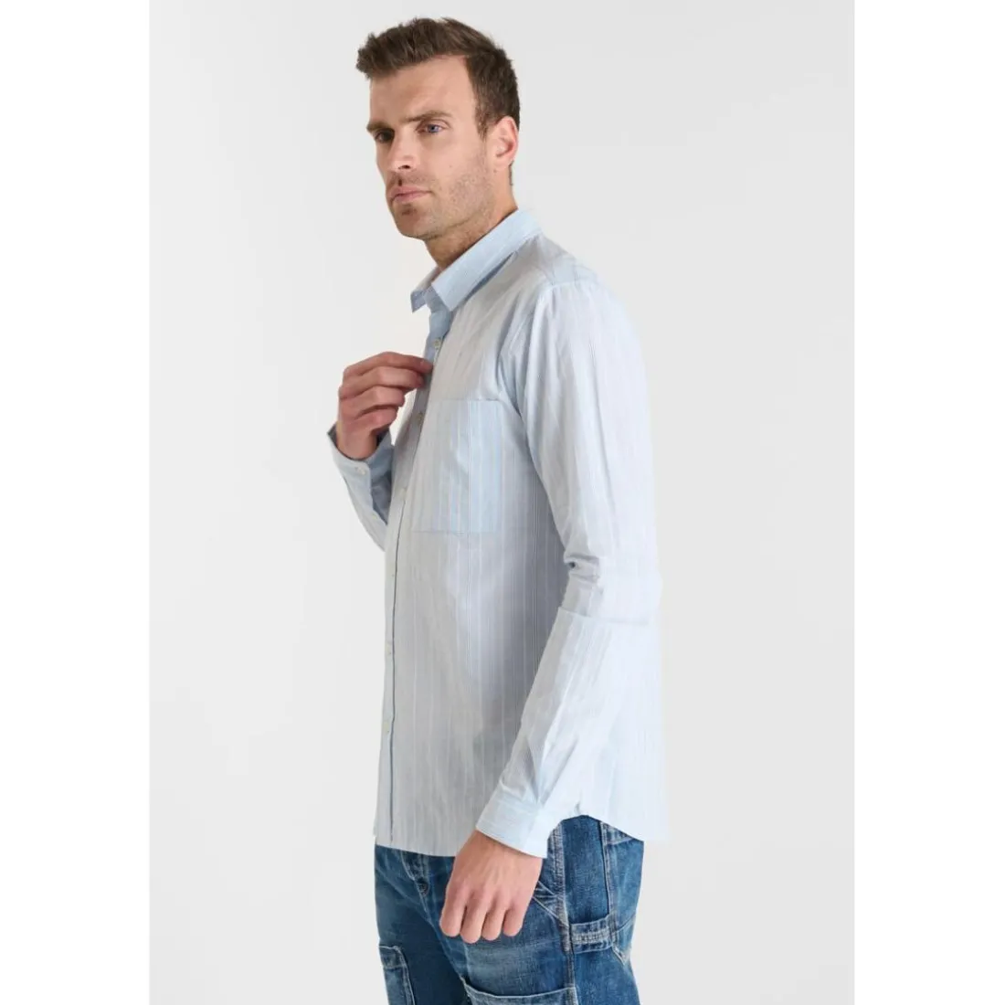 Chemise VARDA bleu Elijah