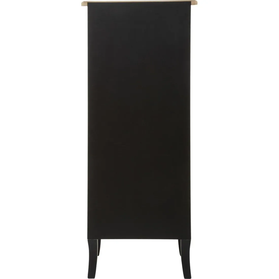 Chiffonier 5 Tiroir Noir Chrysa