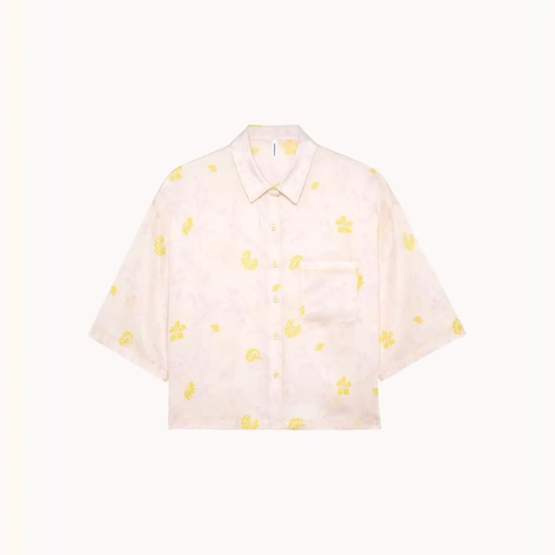 Chloé - Haut de pyjama manches trois quart floral
