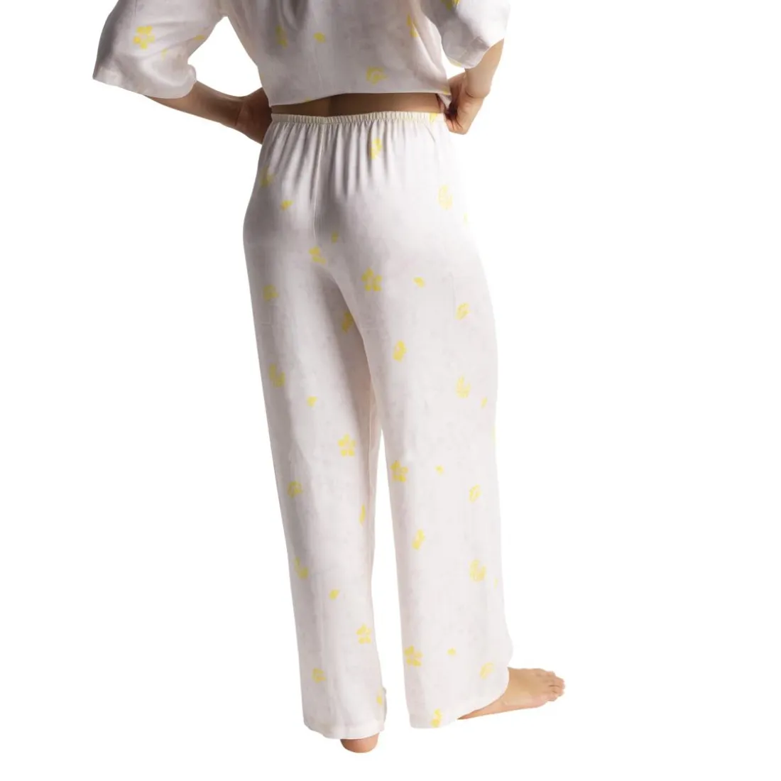 Chloé - bas de pyjama long blanc