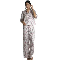 Chloé - bas de pyjama long imprimé multicolore