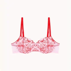 Chloé - Soutien-gorge corbeille rouge