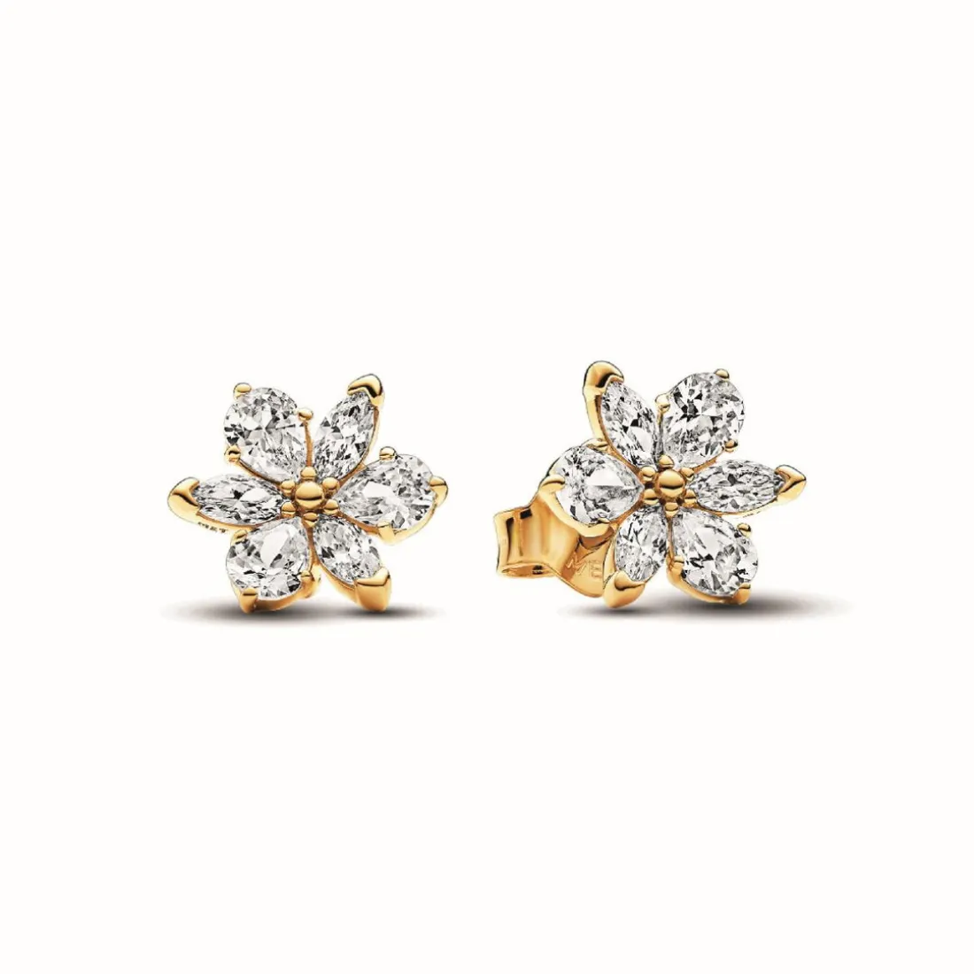 Clous d’Oreilles Herbier Scintillant - Pandora Timeless Doré