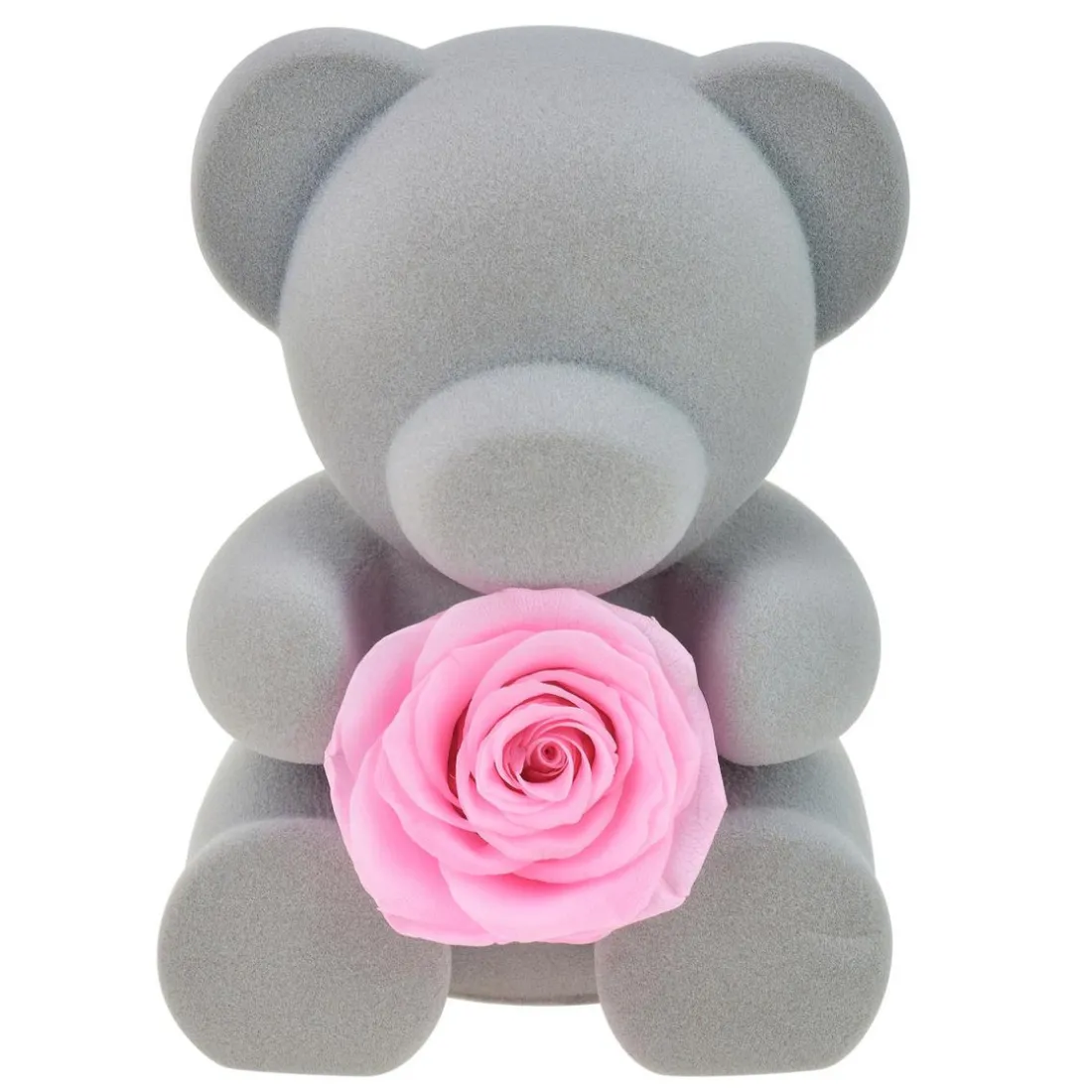 Coffret à bijoux ourson et rose éternelle rose - So charm