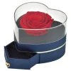 Coffret à bijoux rose éternelle rouge sous forme de cœur - So Charm