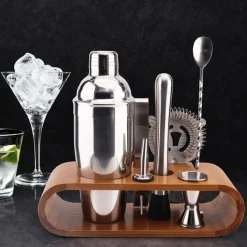 Coffret A Cocktail Support Bambou 0