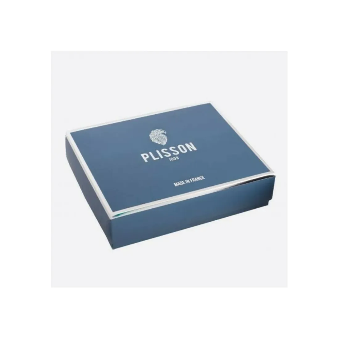 Coffret Blaireau, Bol et Savon - Bleu Ardoise-Plisson