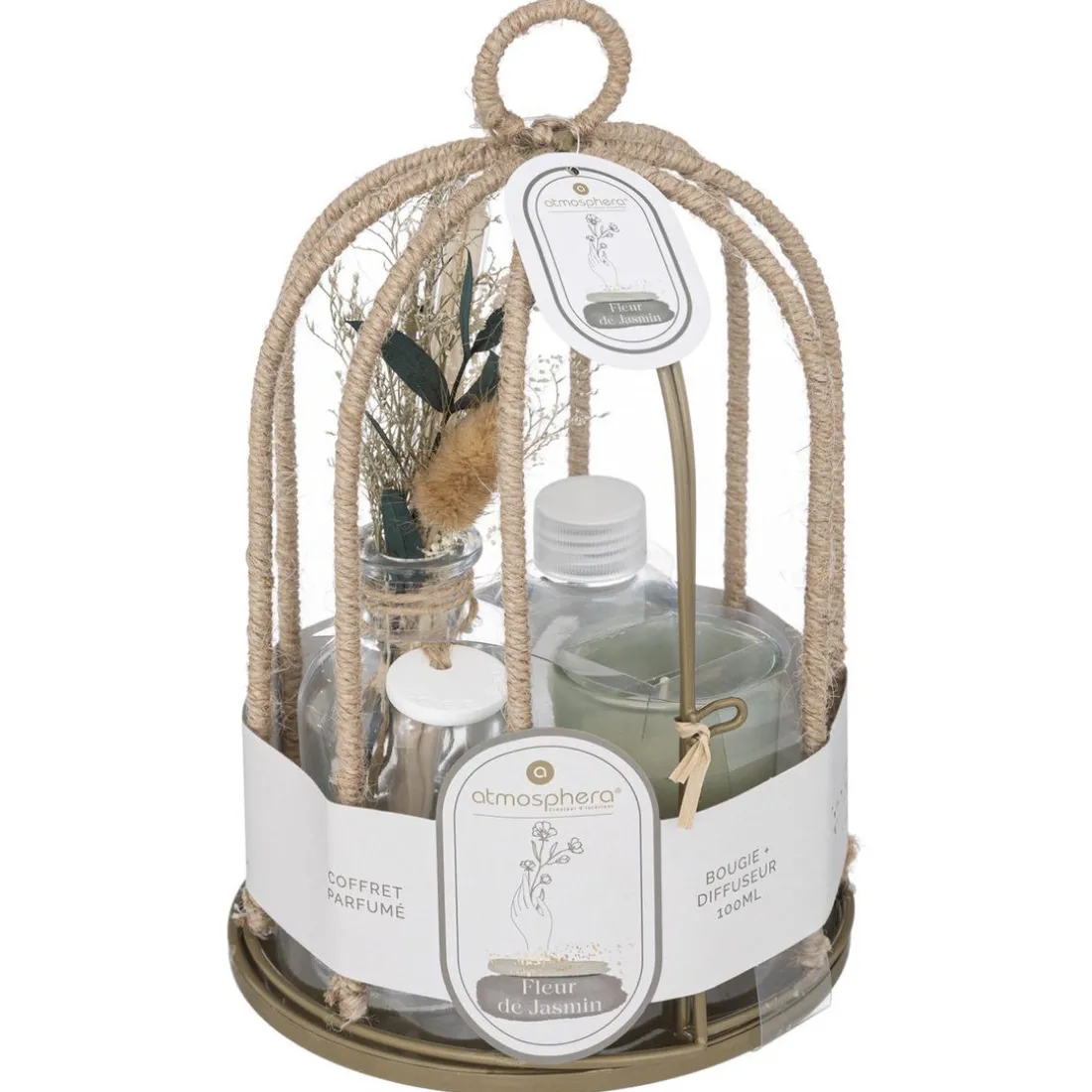 Coffret cage corde