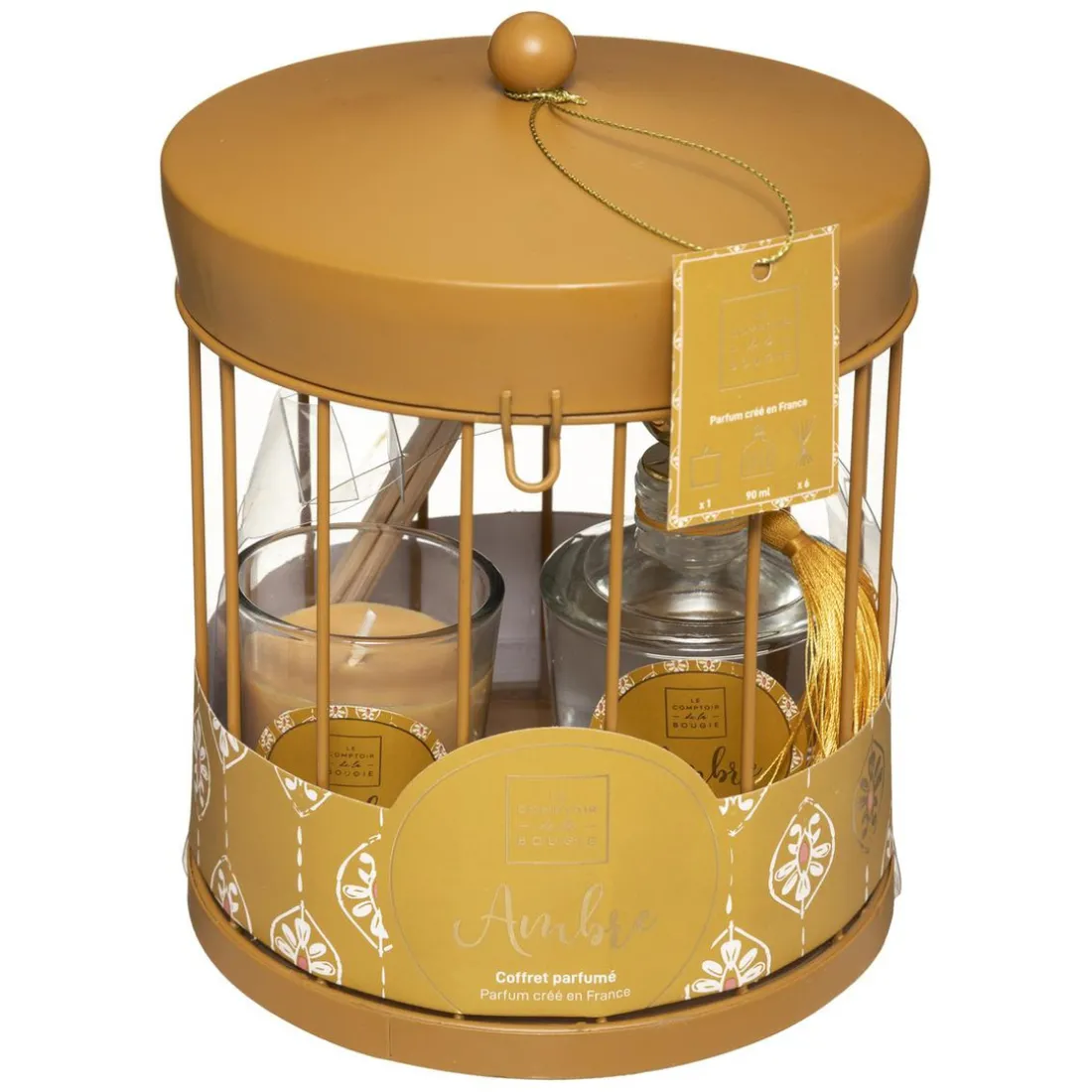 Coffret Cage Manège Folkvoir Rose