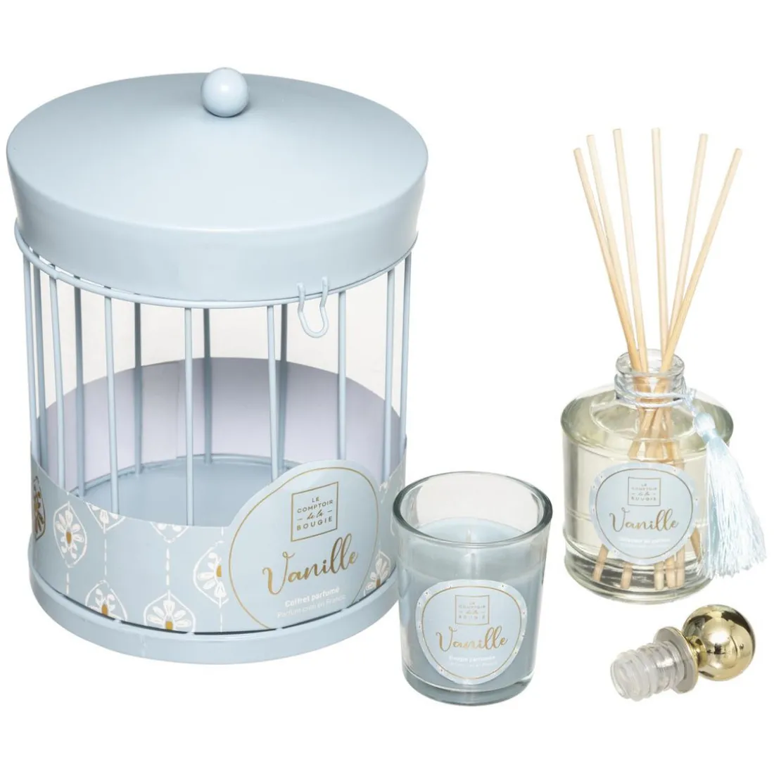 Coffret Cage Manège Folkvoir Rose