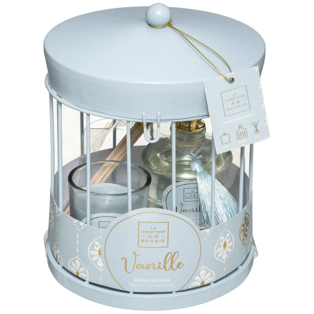 Coffret Cage Manège Folkvoir Rose