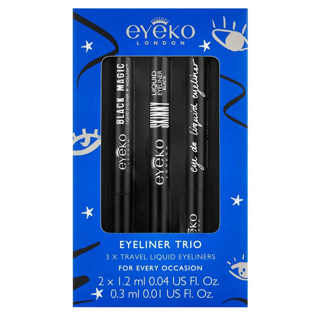 Coffret Découverte Eyeliners Noir Intense - Mini Liner Trial Kit