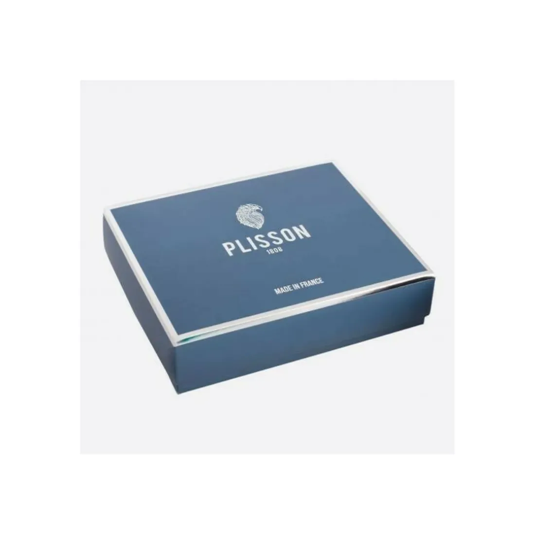 COFFRET DE RASAGE GRIS NACRE - Bol, Savon, Blaireau & Stand-Plisson