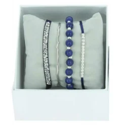 Coffret Les Interchangeables A54392- Strass Box Jonc Fil Marine Palladium Les Interchangeables