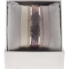 Coffret Les Interchangeables A48617 - Jonc Ruban 9 mm Geometrique Ornements Or Rose / Marron Glacé Les Interchangeables