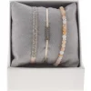Coffret Les Interchangeables A48545 - Strass Box Mini Plaque Ligne Ornements Palladium / Cristal Les Interchangeables
