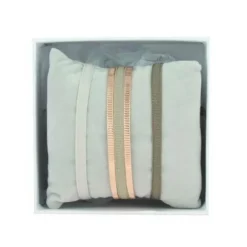 Coffret Les Interchangeables A55238 - JONC RUBAN STRIE.JM Beige Doré Rose Les Interchangeables