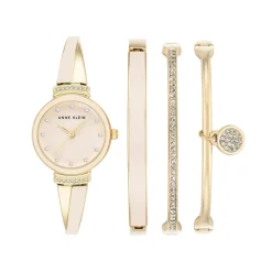 Coffret Montre et Bracelet Acier Rose Anne Klein AK-2716BHST