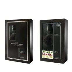 Coffret Rasage - Blaireau Imitation Ébène et Crème à Raser au Bois de Santal