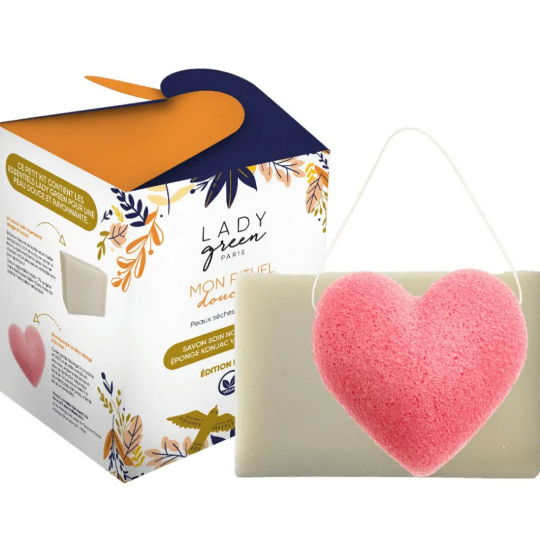 Coffret Rituel Douceur - Savon Nourissant + Eponge