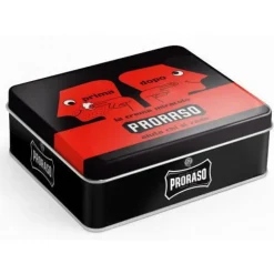 Coffret Vintage Primadopo Nourrissant - Avant-Rasage, Crème à Raser, Baume Après-Rasage
