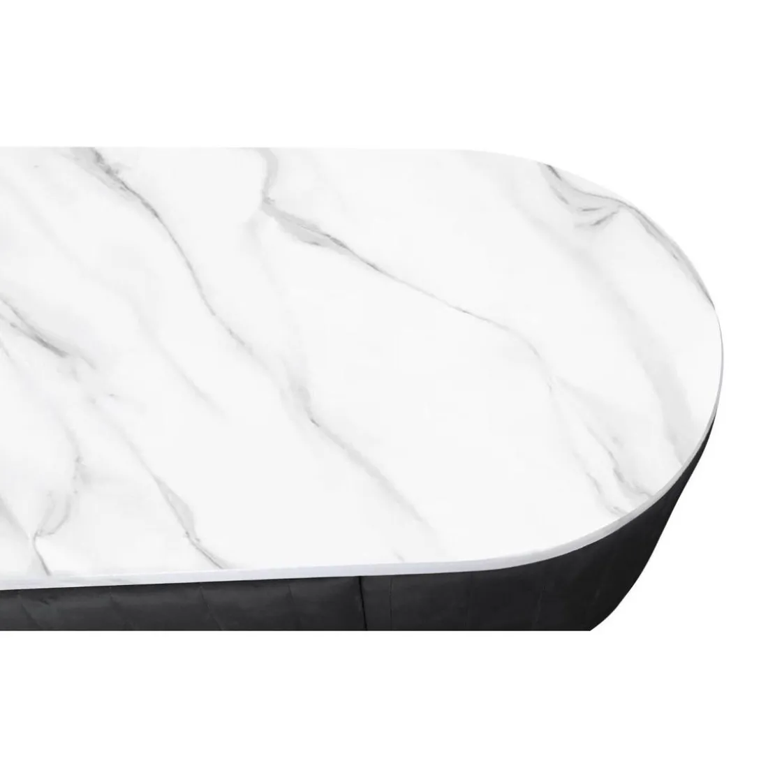Coiffeuse Paloma 1 tiroir Velours Noir