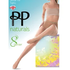 Collant 8D beige clair en nylon
