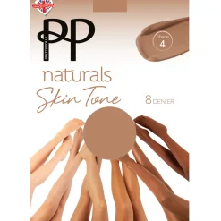 Collant 8D beige foncé en nylon