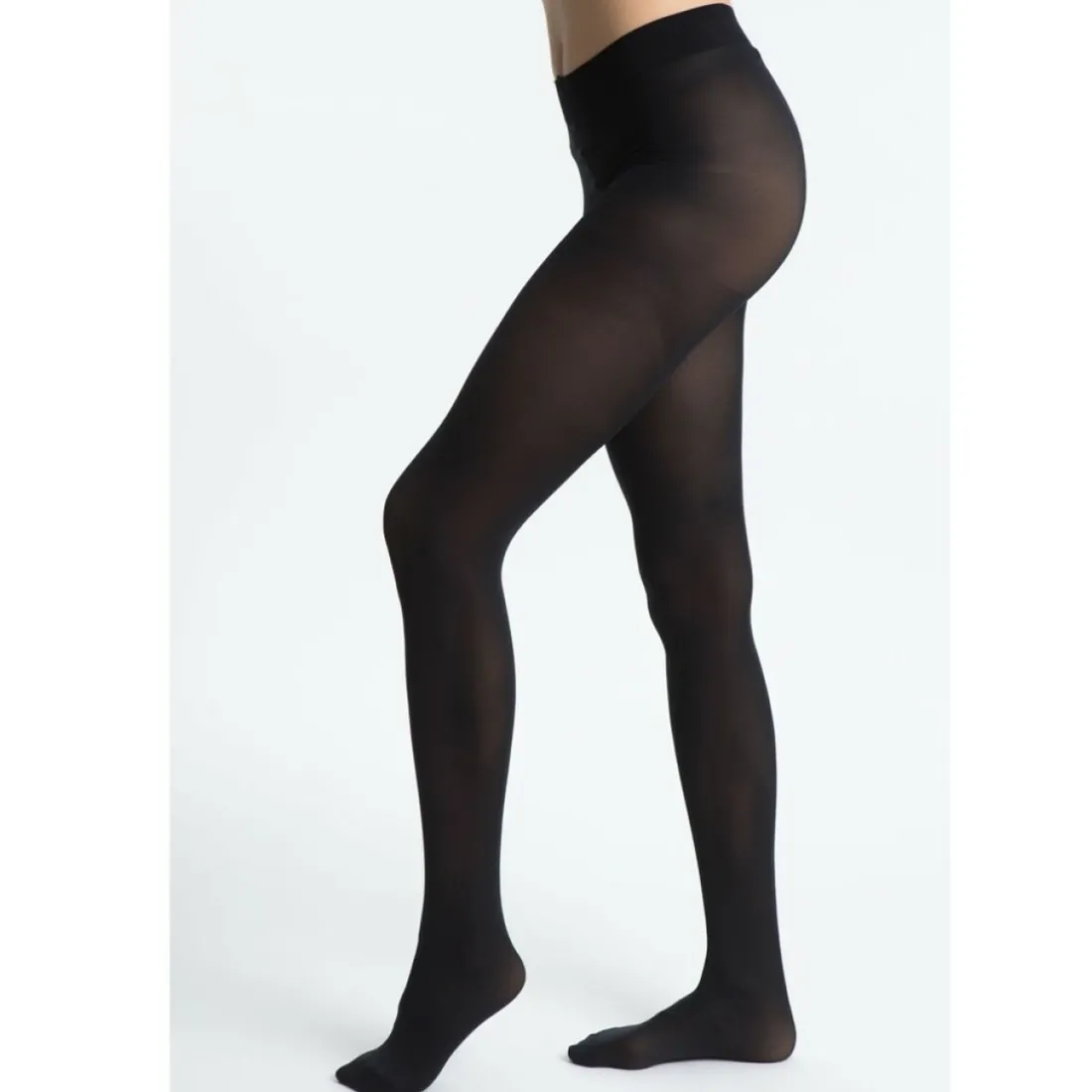 Collant opaque veloute noir - Madame So Daily Dim