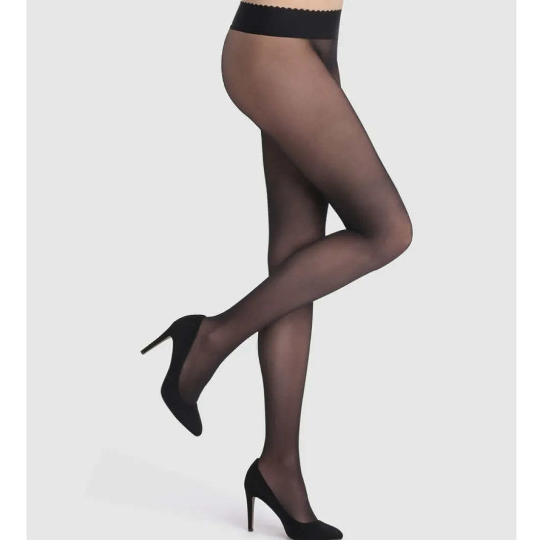 Collant semi-opaque noir - Dim