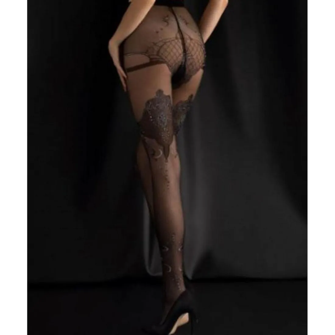 Collants 15 deniers - Noir Fiore