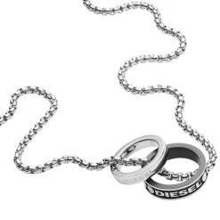 Collier et Pendentif Diesel Bijoux STUDS DX1168040 - Collier et Pendentif Acier ArgentDiesel Bijoux