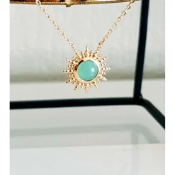 Collier Femme Maison de la Bijouterie Sensimio UW3Z4Y45 Plaqué or