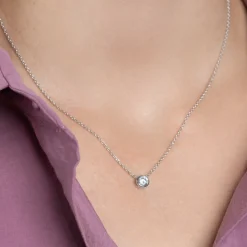 Collier Femme Maison de la Bijouterie Sensimio VWZ4W040 Argent