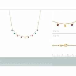 Collier Femme Maison de la Bijouterie Sensimio UW34V345 Plaqué or