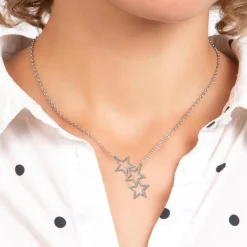 Collier Femme So Charm - B3175-ARGENT - Collier Étoile Argenté